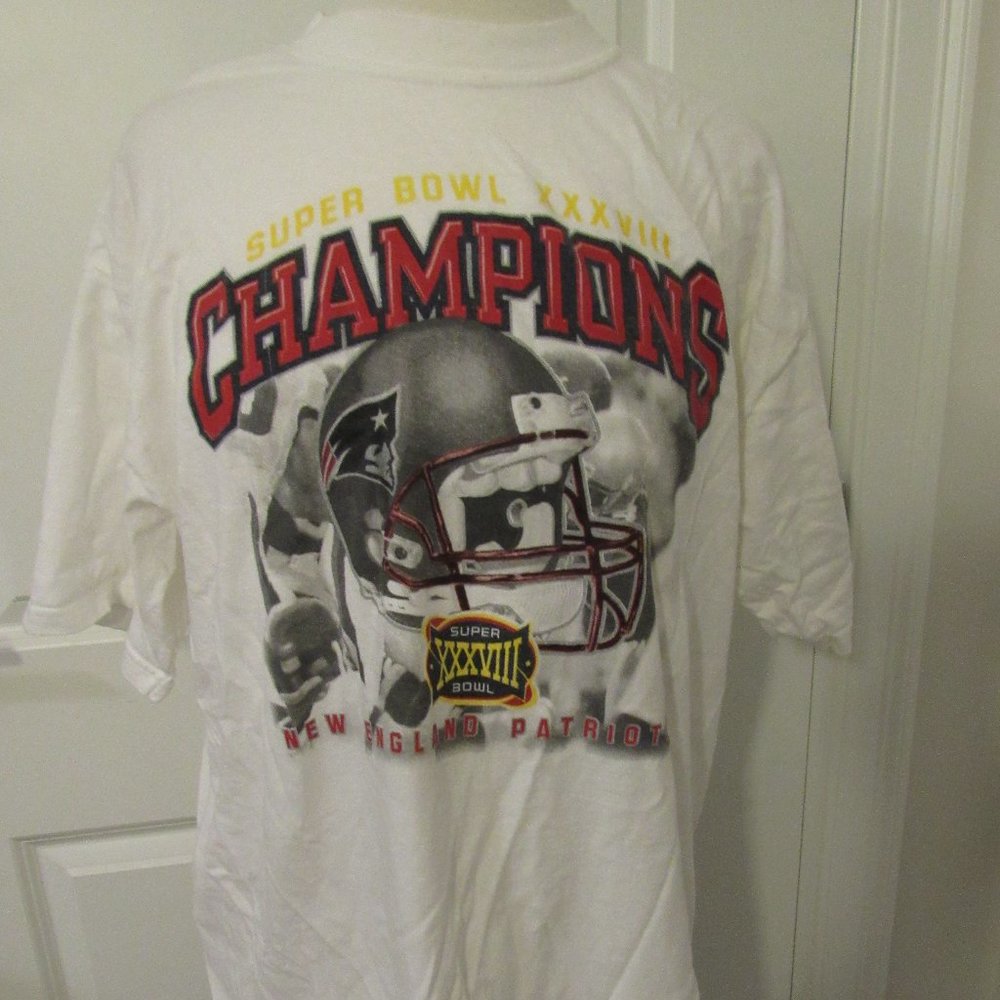 New England Patriots Super Bowl XXXlll  t shirt  JERZEES